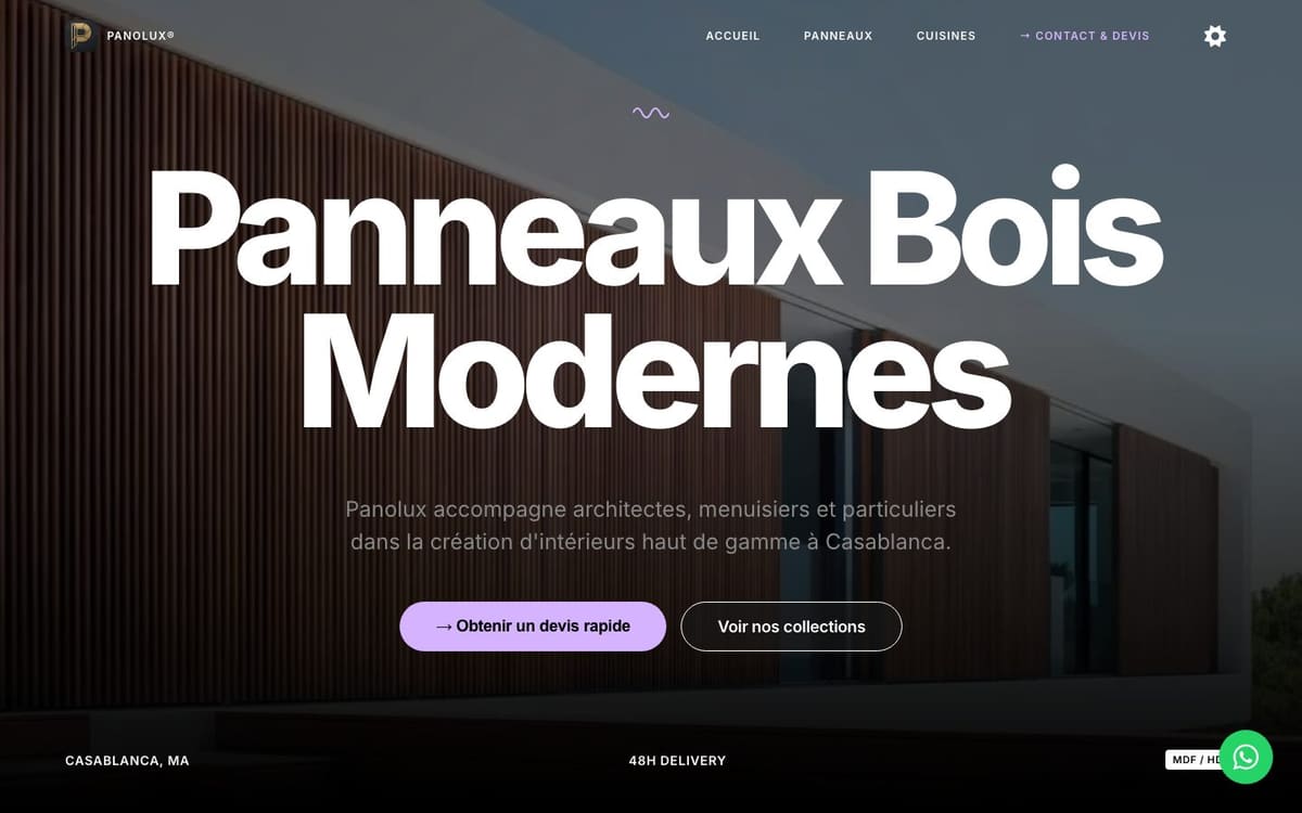 Panolux — homepage